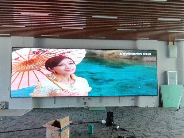 左贡P1.53led小间距屏安装案例